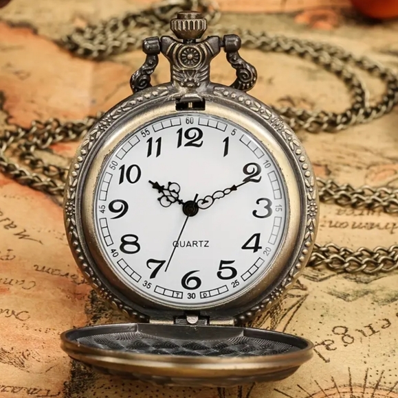 New king crown pocket watch battery included - Picture 2 of 4